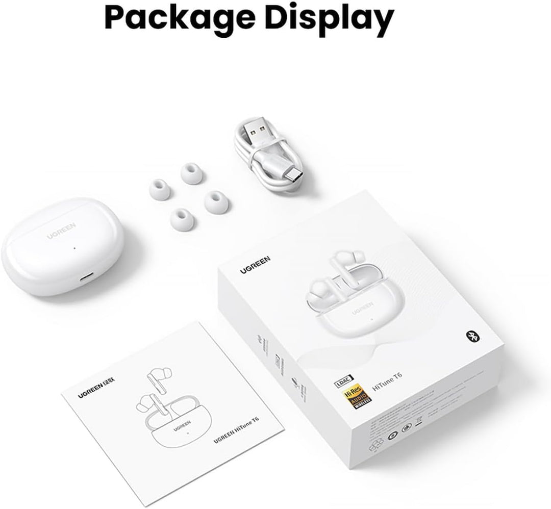 UGREEN WS200 HiTune T6 ANC Headphones White
