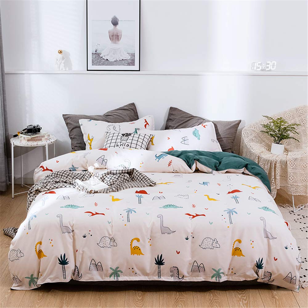 Odot Bettwäsche 135x200 cm 3 Teilig, Mikrofaser Bettwäsche-Set mit Reissverschluss + 2 Kissenbezüge