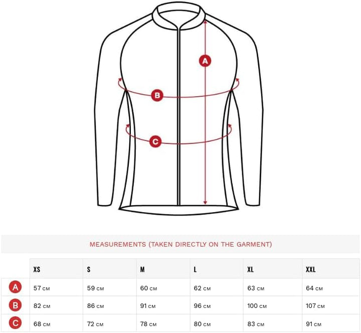 SIROKO - Radtrikot Langarm M2 Alpine XL Marineblau/Weiss, XL Marineblau/Weiss