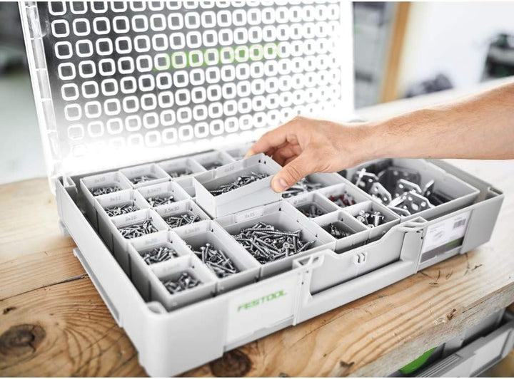 Festool Systainer³ Organizer SYS3 ORG L 89 mit 10 Einsatzboxen