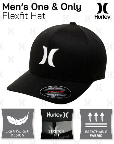 Hurley Damen Baseballkappe M One and Only Hat L-XL Schwarz, L-XL Schwarz
