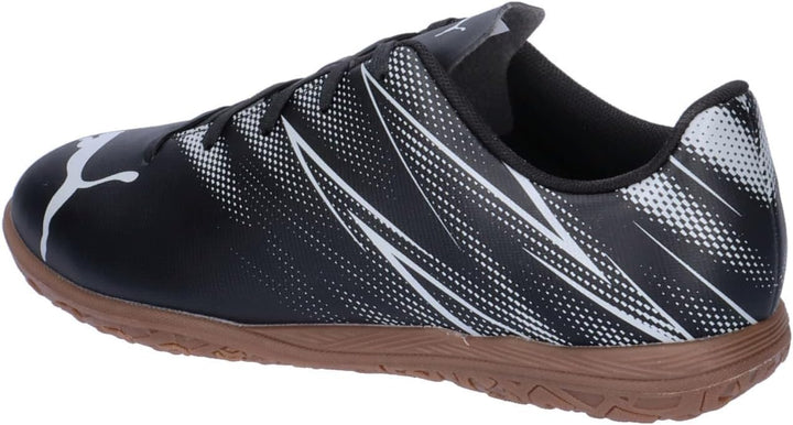 PUMA Unisex Kinder Attacanto Turf Training Soccer CleatsSneaker 32.5 EU Puma Schwarz Silber Mist, 32