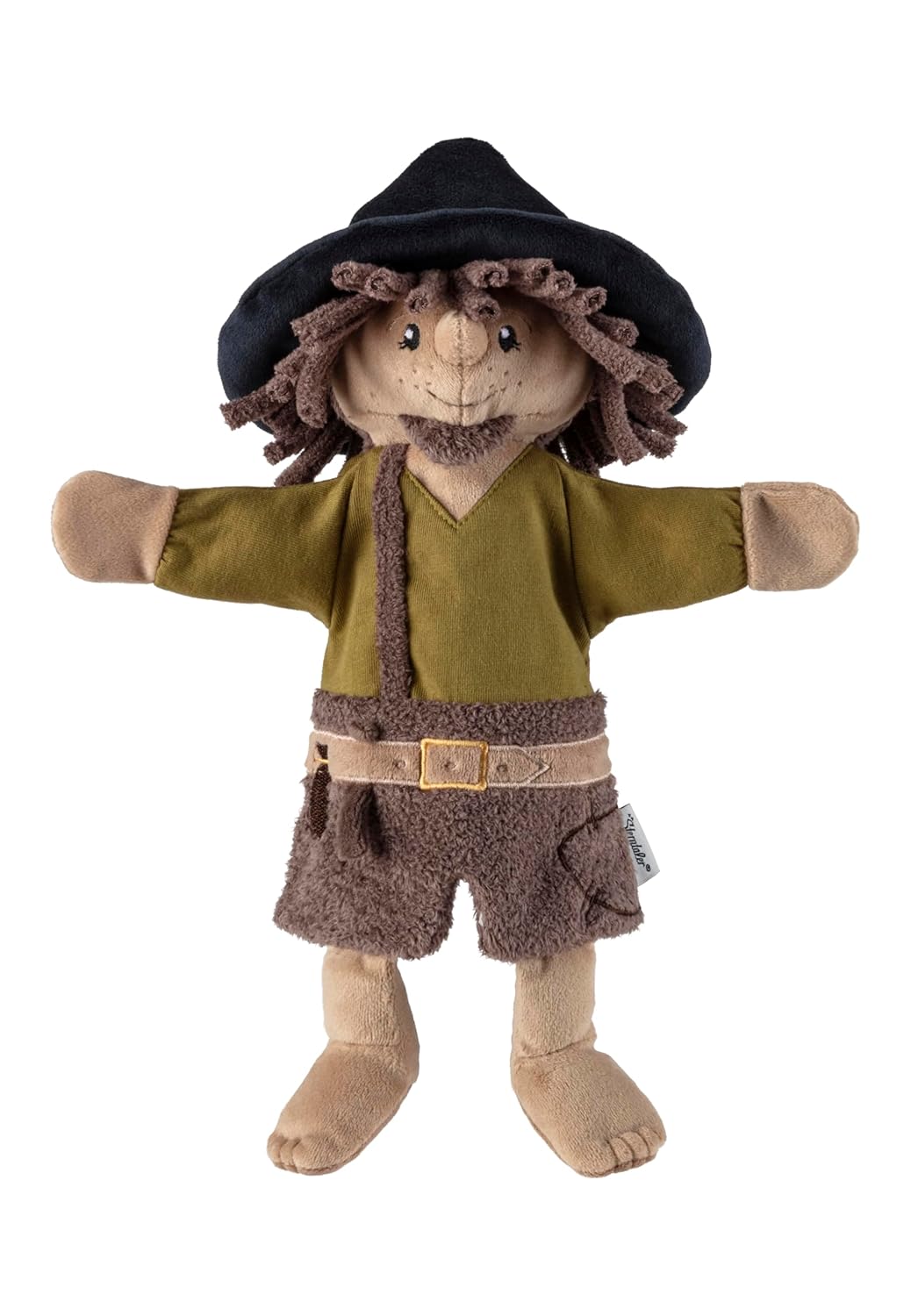 Handpuppe Räuber, weiches Spielzeug für Kasperle Theater, zum Geschichten erzählen und erstes Rollen