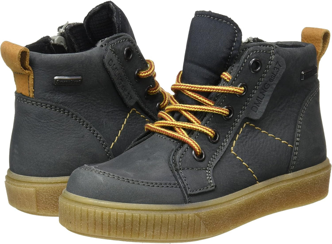 Däumling Jungen Hogero Sneaker 23 EU Schmal Grau, 23 EU Schmal Grau