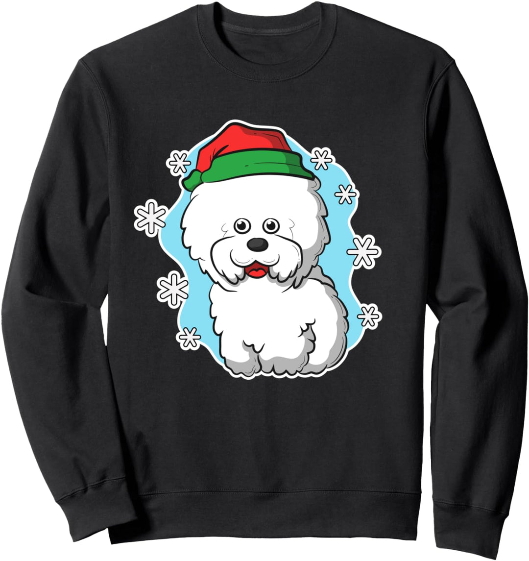 Weihnachten Bichon Frise Dog Image Sweatshirt