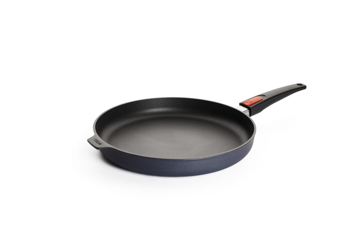 Woll Diamond Lite Flachpfanne - Induktiv -, Ø 32 cm, 5 cm hoch, mit abnehmbarem Stiel - Geeignet für
