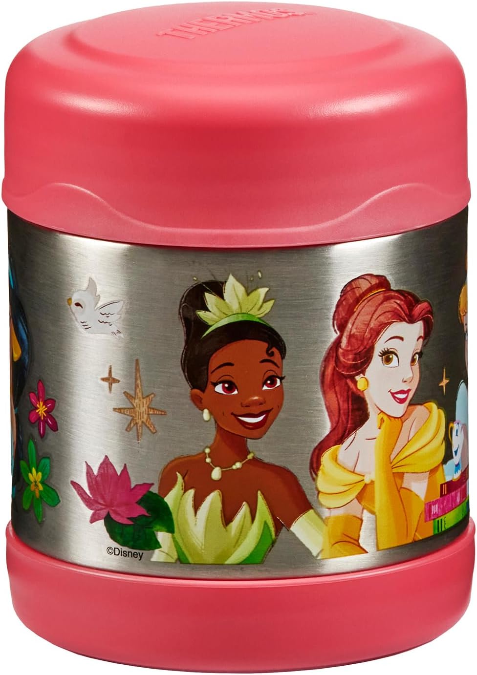 Thermos kids FUNTAINER Thermobehälter für Essen 300ml, Disney Prinzessinnen - Edelstahl, absolut dic