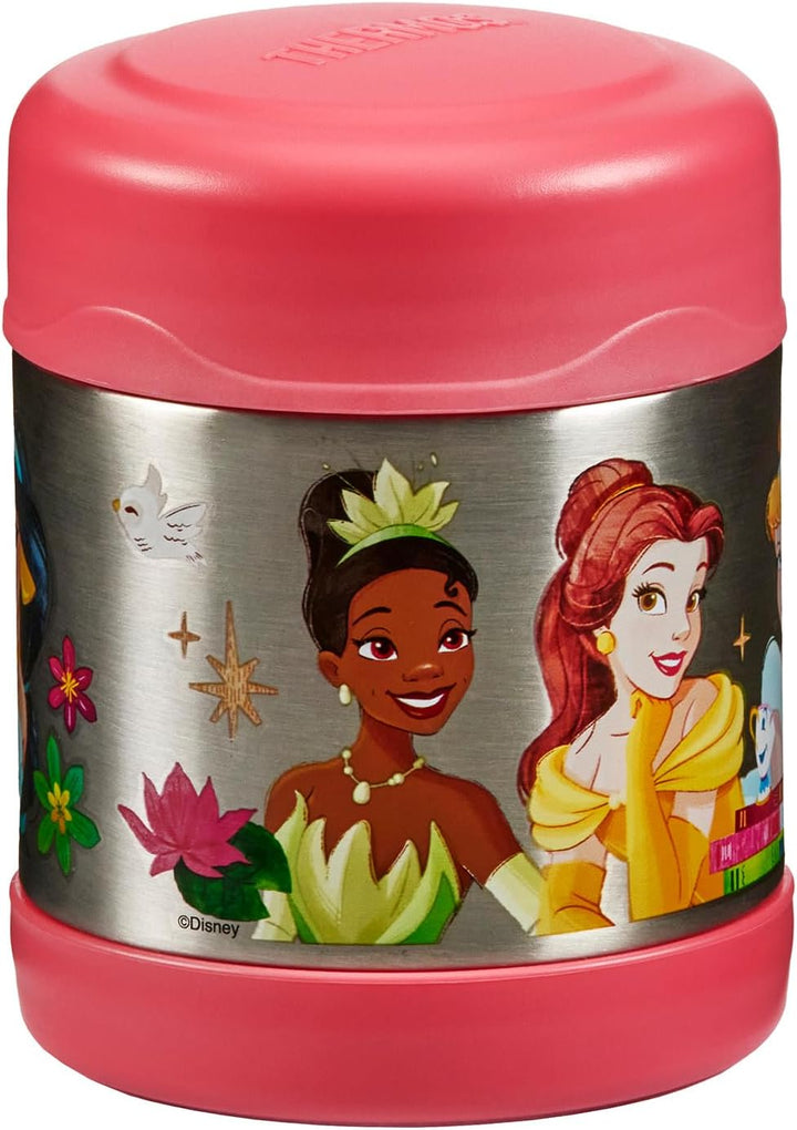 Thermos kids FUNTAINER Thermobehälter für Essen 300ml, Disney Prinzessinnen - Edelstahl, absolut dic