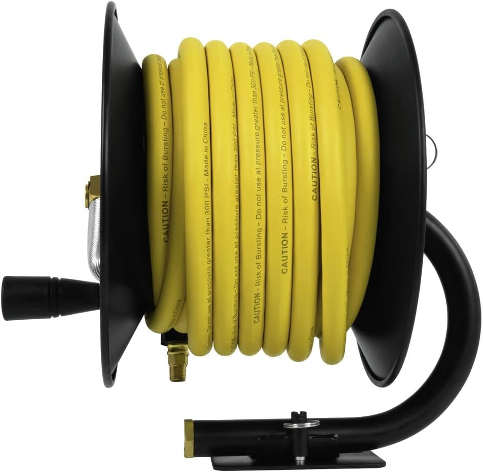 DeWalt DXCM024-0348 3/8” x 50’ Manual Hose Reel with Rubber Hose
