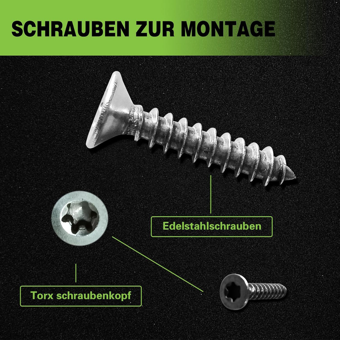 Edelstahl Spikes für Bosch Indego XS 300 400 S500 S+500 M700 Traktionsverbesserung für Mähroboter,au
