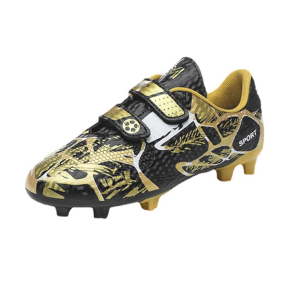 Agnueuty Fussballschuhe mit Stollen für Jungen Mädchen Athletics Football Schuhe Laceless Leichtathl