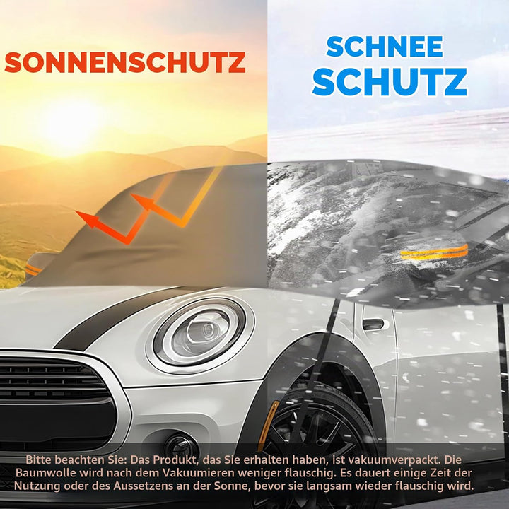 Autoabdeckung Wasserdicht Ersatz für Mini Cooper 3 Door 2000-2025, Sonnenfest Hälfte Autoabdeckung,
