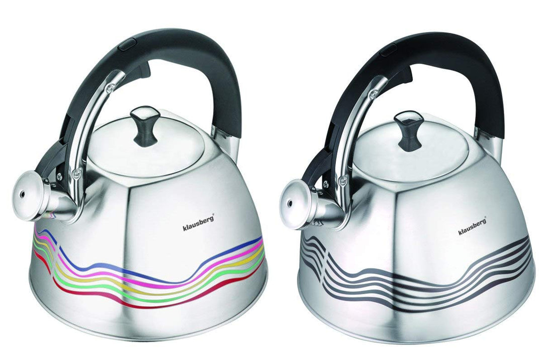 Magic Wasserkessel eckig Farbwechsel 3 Liter Induktion Flötenkessel Tee/Pfeif