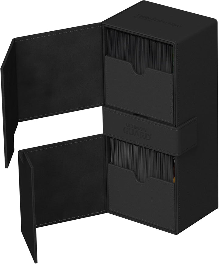 Ultimate Guard Twin Flip`n`Tray 266+ Xenoskin schwarz, Schwarz