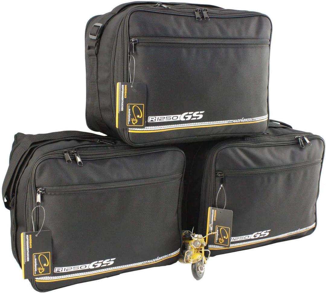 made4bikers Promotion-Bag: Komplettset Innentaschen TopCase UND Koffer passend für BMW R1250GS R1250