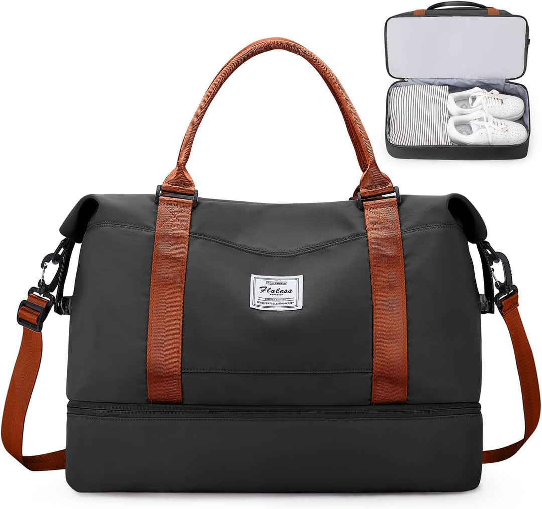 Reisetasche Damen Handgepäck Tasche Sporttasche Weekender Bag Schwimmtasche Wasserdicht Travel Bag D