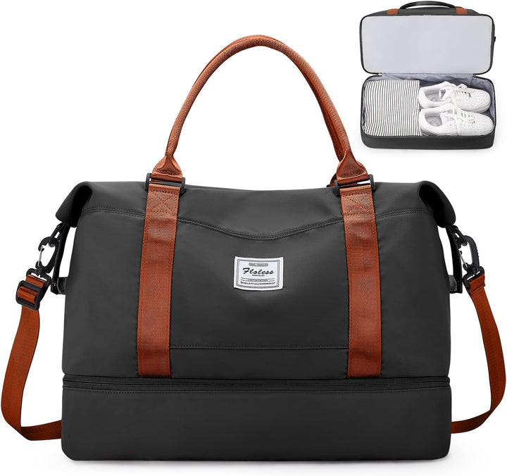 Reisetasche Damen Handgepäck Tasche Sporttasche Weekender Bag Schwimmtasche Wasserdicht Travel Bag D