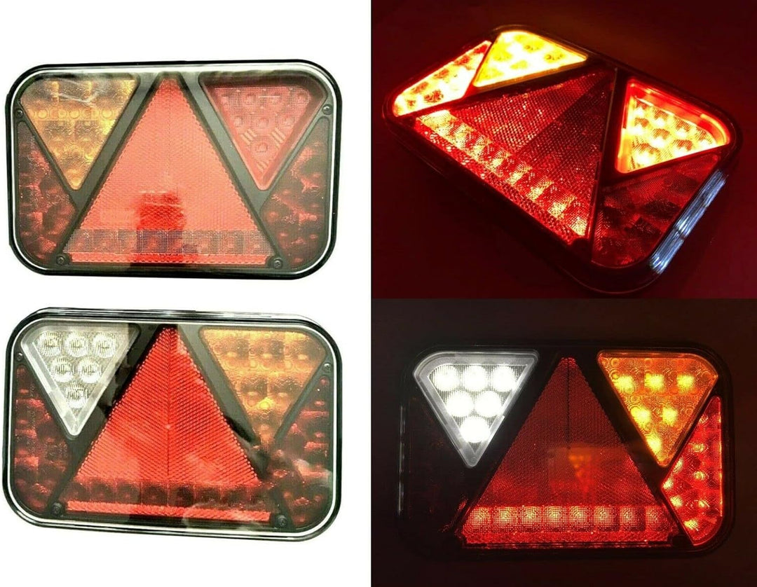 Anhängerbeleuchtung SET LED Rückleuchten LED Umrissleuchten und 13 polig Kabel 7m