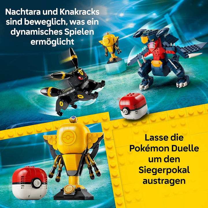 LEGO Pokémon SMART Play: Nachtaras und Knakracks Duell um die Meisterschaft - kompatibles interaktiv