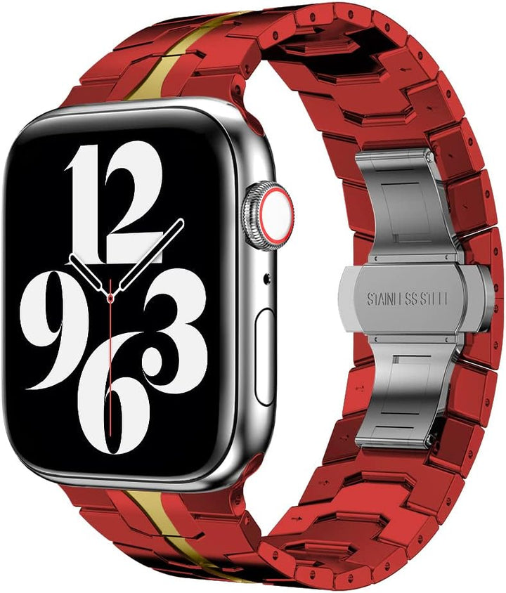 ANYE Kompatibel mit Apple Watch Armband 41mm 40mm 38mm, Armband Apple Watch Series 8 Series 7 Edelst