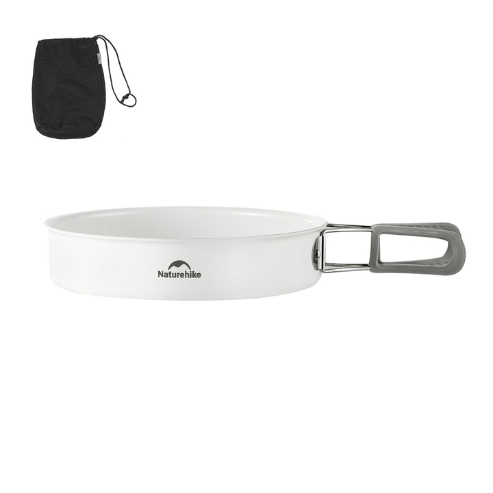 Naturehike Camping Kochgeschirr Set, Antihaft Leichtgewicht 1.4L/2.8L Camping-Topf, 7.5in Bratpfanne