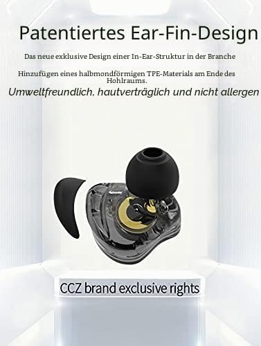 Yinyoo CCZ Melody Kabelgebundene Kopfhörer USB C Anschluss, leichte und Bequeme Ohrhörer mit 4N OFC-