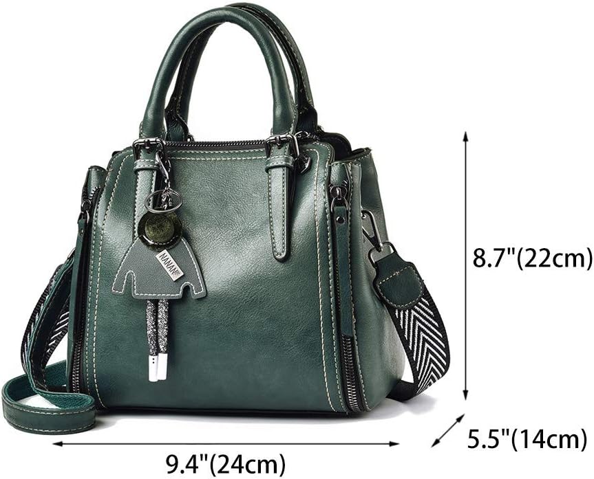 BUKESIYI Damen Tasche Umhängetasche Handtasche Frauen Klein Schultertasche Weekender Lack PU Leder C
