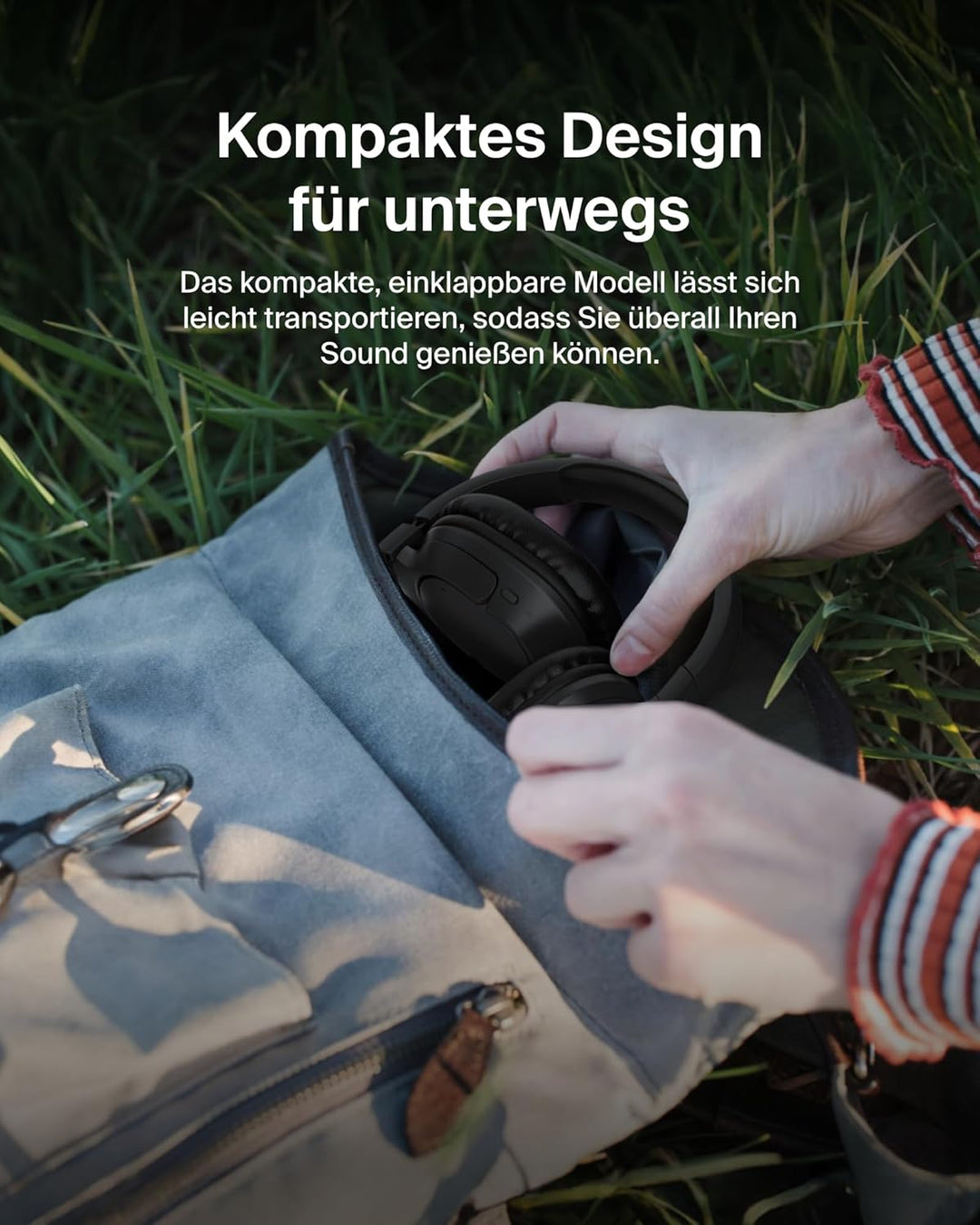 Belkin SoundForm Surround Kopfhörer Kabellos Bluetooth, Over-Ear Environmental Noise Cancelling Kopf