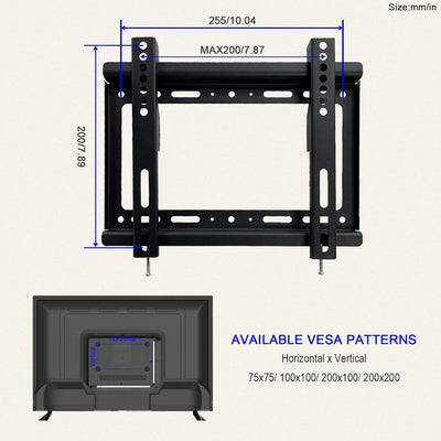 SYLVOX RV TV-Wandhalterung, Flachbildschirmhalterung für TVs von 14-42 Zoll, VESA-Unterstützung 75x7