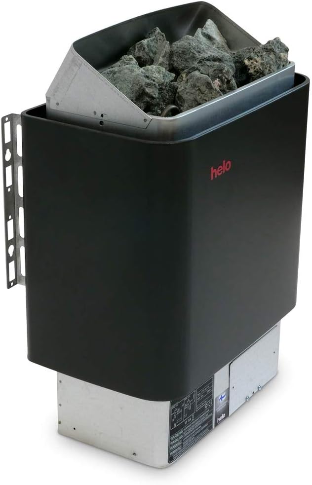POOL Total Helo Saunaofen Cup 60 D | 6,0 kW 400 V | Wandmontage | Wandbefestigungsmaterialien enthal