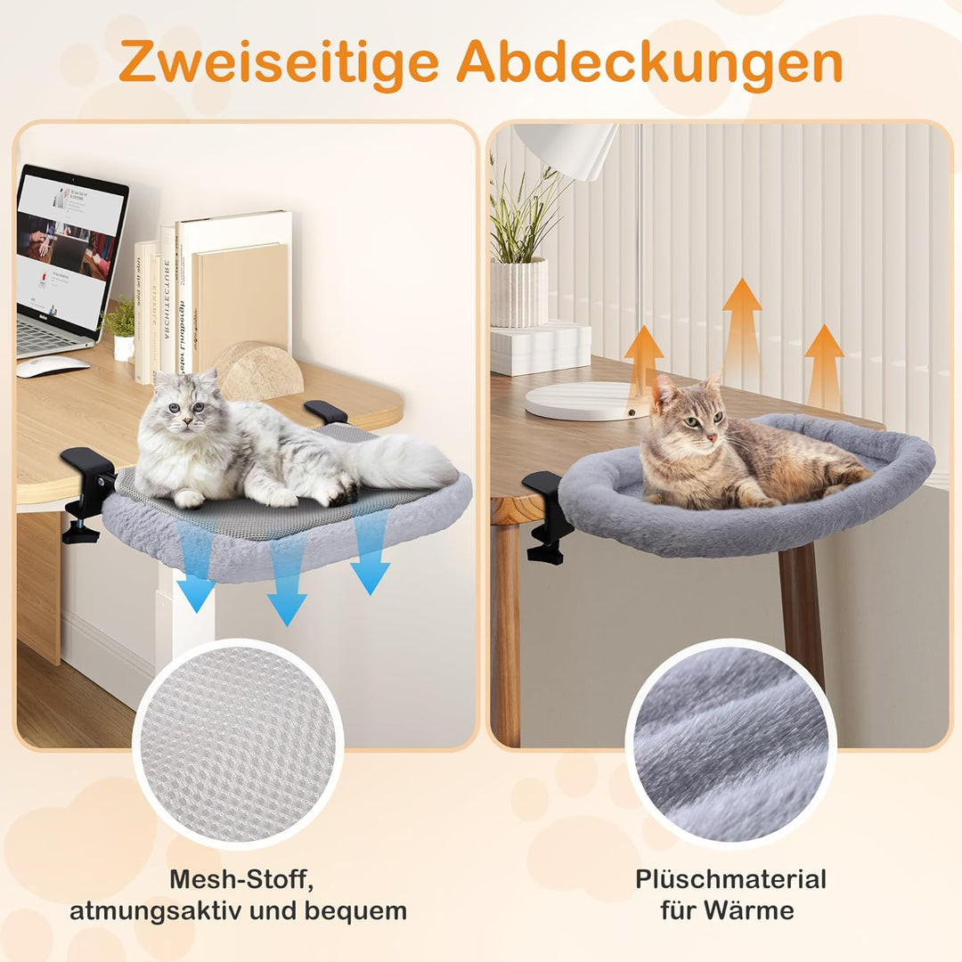 Hängebett für Katzen 90° Foldable Katzenbett Katzenliege Katzenhängematte katzenkorb zum schlafen Ka