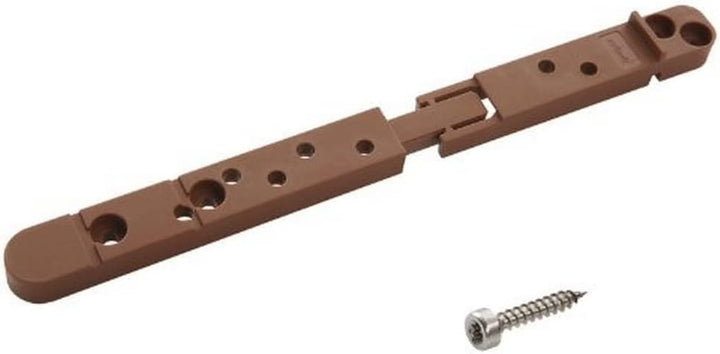 wolfcraft Verbinder-Set Terrassendielen „Verdecktes Verschrauben“, 140-tlg. I 6972000 I Verbinder fü