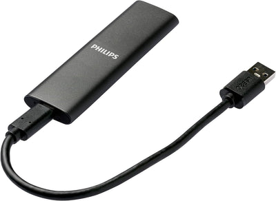 Philips Draagbaar Externe SSD 500 GB- Ultra Slanke SATA Ultra Speed USB- C - USB, snelheid tot 540 M