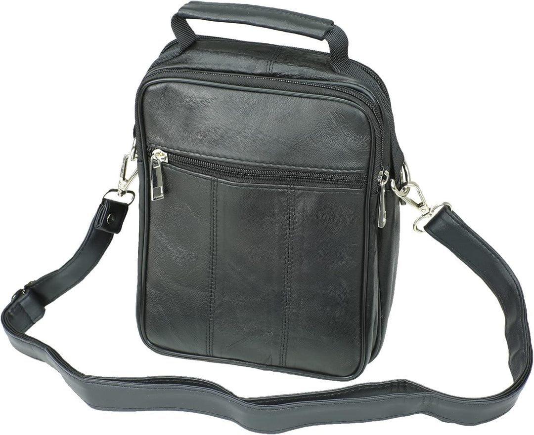 Echt Leder Herren Arbeitstasche Umhängetasche Herrentasche Schultertasche Messenger Flugbegleiter in