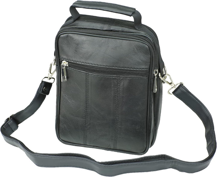 Echt Leder Herren Arbeitstasche Umhängetasche Herrentasche Schultertasche Messenger Flugbegleiter in