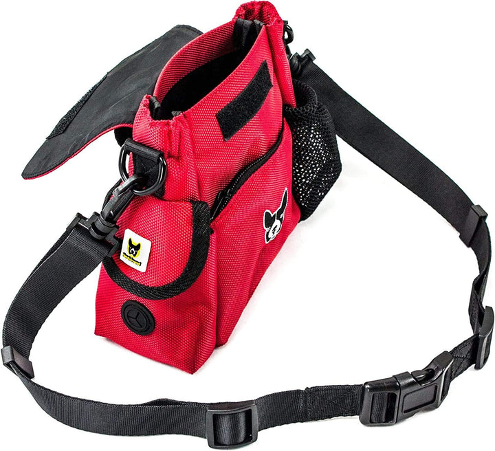 Hundefreund Futtertasche | Kleine Damen Handtasche für Leckerlis und Hundespielzeug | Leckerlitasche