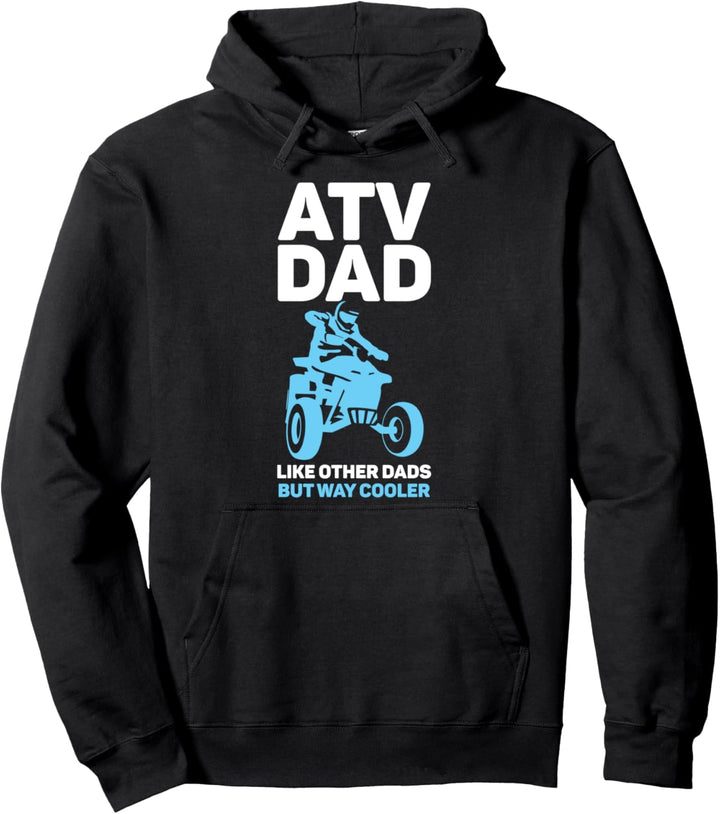 ATV Quad Papa Papa Vater Vintage Pullover Hoodie