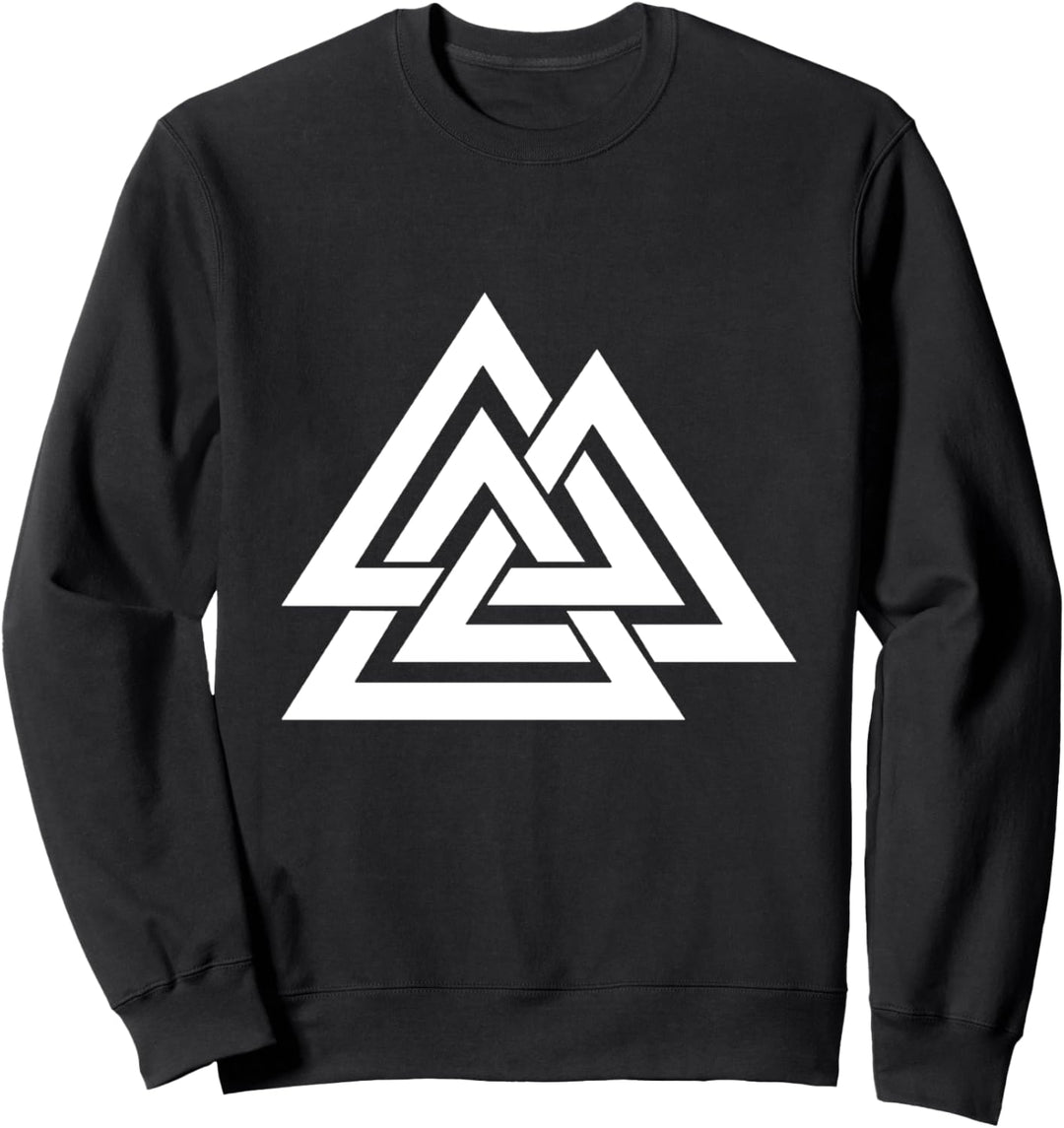 Valhalla Valknut Symbol Wikinger Nordmann Odin Sweatshirt