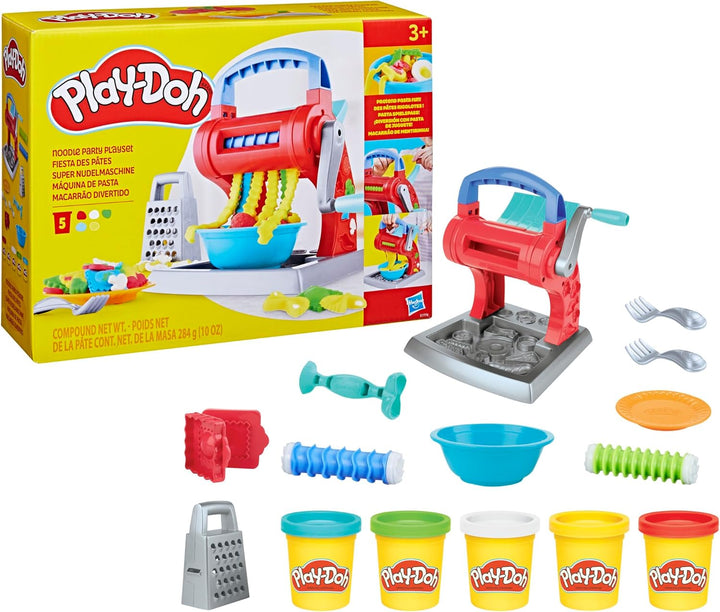 Play-Doh E7776 Kitchen Creations Super Nudelmaschine Spielset für Kinder ab 3 Jahren, Mehrfarbig Nud