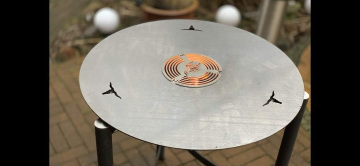 Fireplate/Grillplatte/BBQ-Platte/für Kugelgrills oder Feuertonnen (Für 57er Kugelgrills), Für 57er K