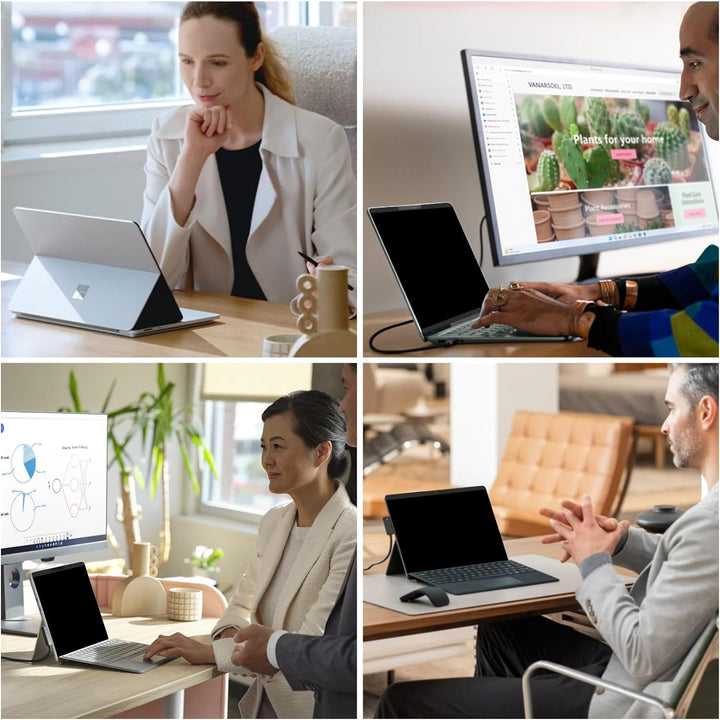 PYS 12,4 Zoll Surface Privacy Screen Protector Magnetischer abnehmbarer Sichtschutzfilter für Surfac