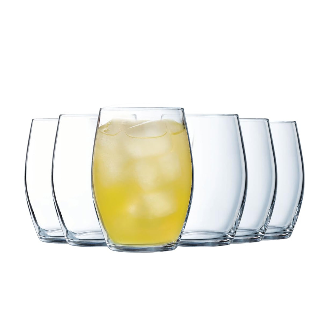 Chef & Sommelier Cheer Up Trinkgläser, niedrig, 32 cl, aus Kristall, modernes Design, 6 Stück Trinkg