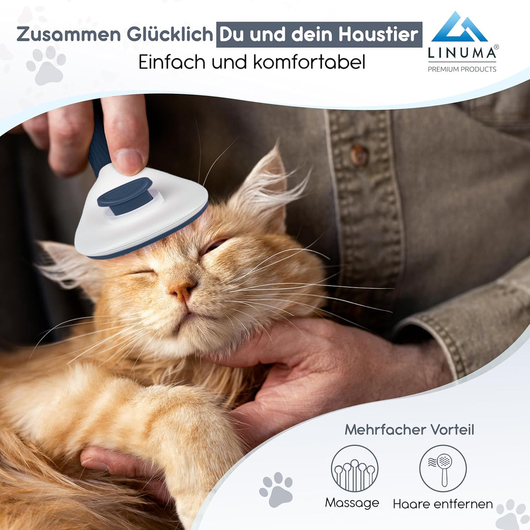 Starter Set Erstausstattung Katze 5-teilig – Katzenklo Grau inkl. Streuschaufel & Matte + Katzenbürs