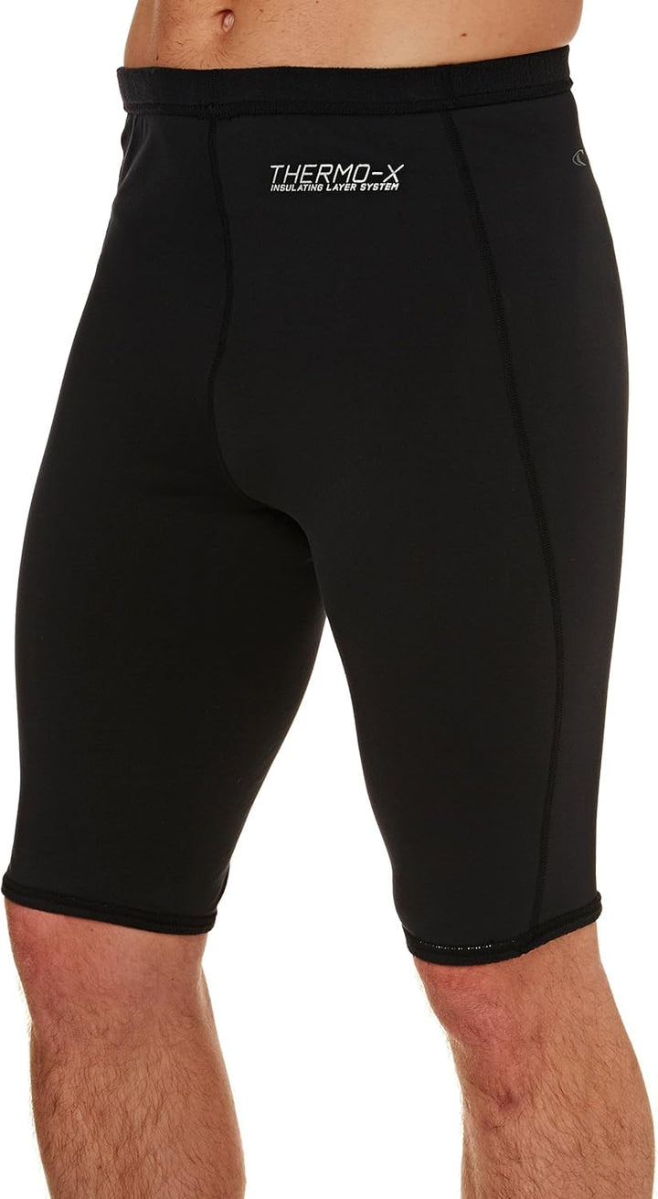 O';Neill Thermo-X Thermo-Segeln Bootfahren Wassersport Shorts Schwarz - Easy Stretch Thermofutter Sc