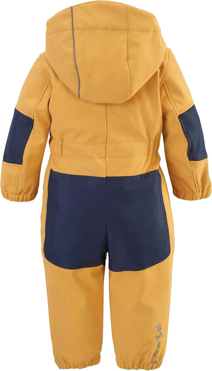 first instinct by killtec Jungen Fiow 35 Mns Onpc Softshell Overall mit Kapuze 110-116 dark sun, 110