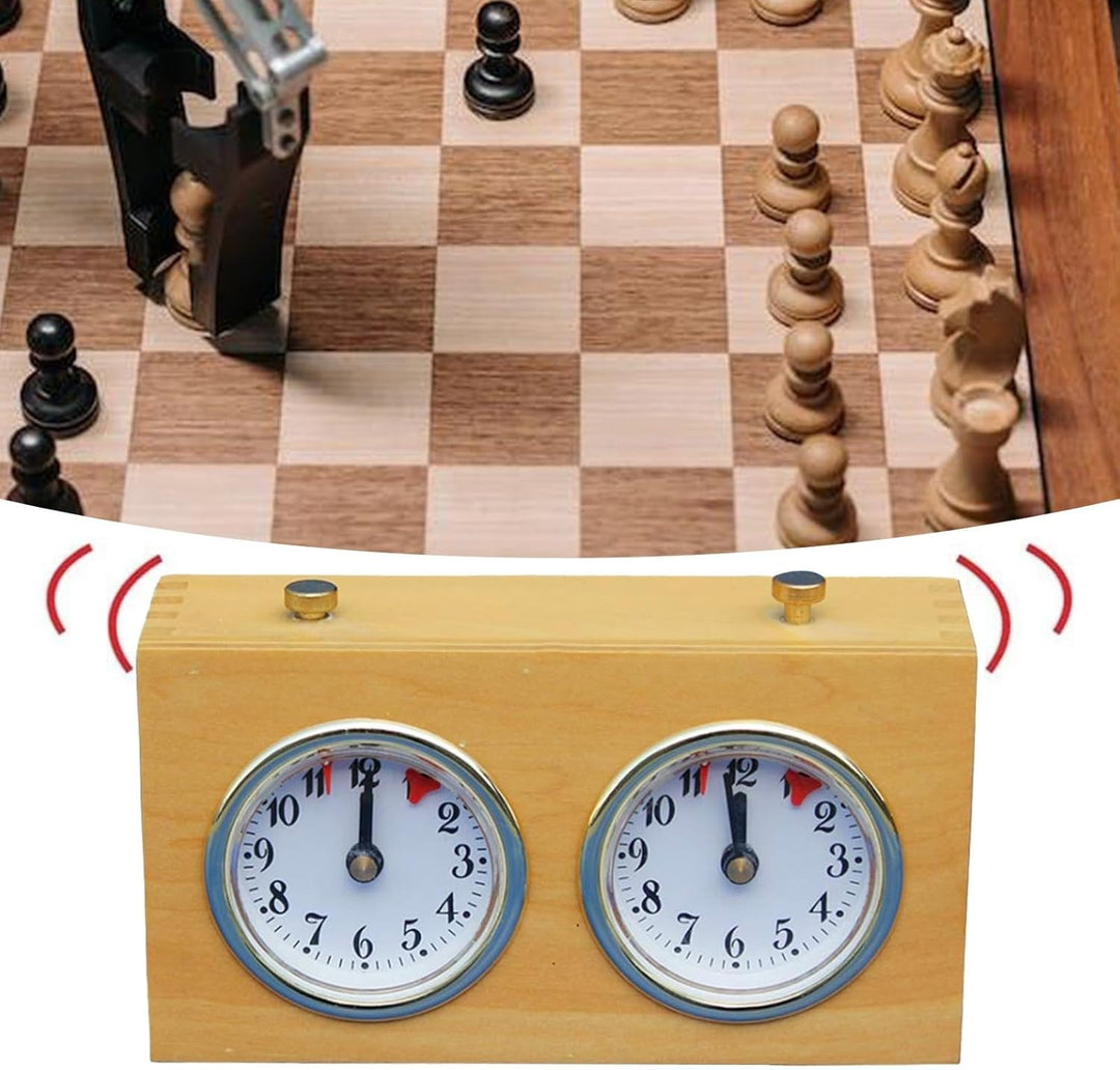 Schachuhr Timer, Mechanische Schachuhr, Professionelle Schachuhr Analog Wettbewerb Timer, Timing Too