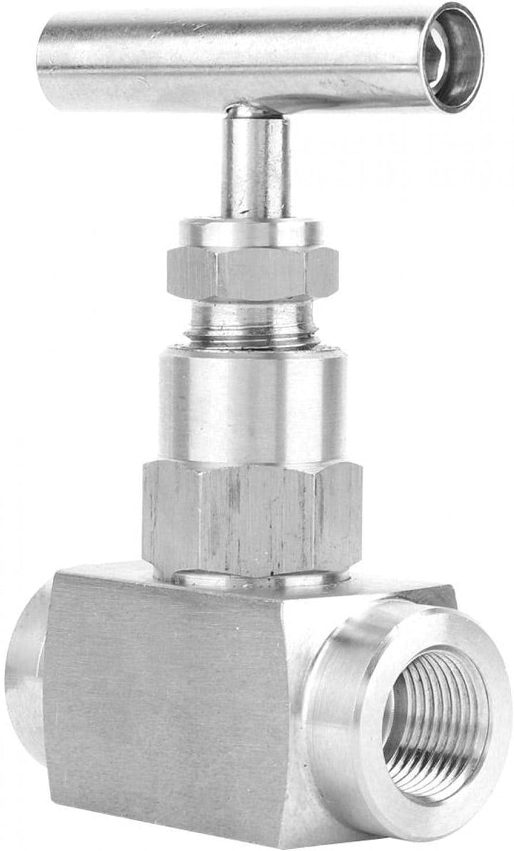 Gerades Nadelventil Edelstahl Hochdruck-Nadelventil Innengewinde Absperrnadelventil(3/8”), 3/8”