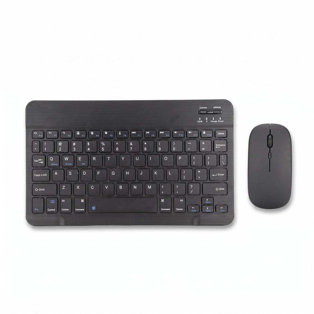 Bluetooth-Tastatur-Maus-Kombination, Ultradünnes, Leises, Kompaktes, Schlankes, Kabelloses Tastatur-
