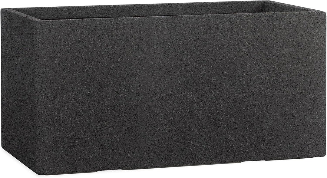 Pflanzwerk® Pflanzkübel TUB Granit Anthrazit 30x60x30cm *Frostbeständiger Blumenkübel* *UV-Schutz* *