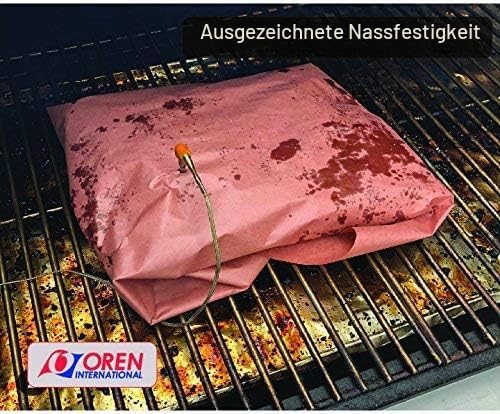 Oren Pink Butcher Paper BBQ Kraftpapier - 40m x 61cm - Das ORIGINAL Butcher Papier aus USA für perfe